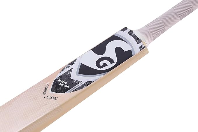 BRIOVY Super Classic Kashmir Popular Willow Cricket Bat - (SH) Lightweight & Durable for Exceptional Performance