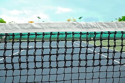 Sportiva Garware Professional Tournament Tennis Net for Indoor and Outdoor HDPE (42 ft. X 3.5 ft.) (Black)