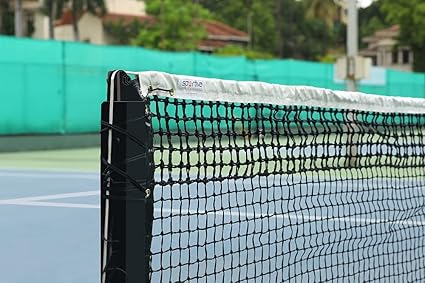 Sportiva Garware Professional Tournament Tennis Net for Indoor and Outdoor HDPE (42 ft. X 3.5 ft.) (Black)