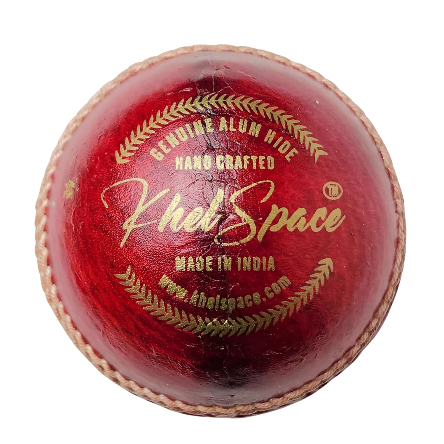 KHELSPACE KS-20 4 Piece Leather Cricket Ball
