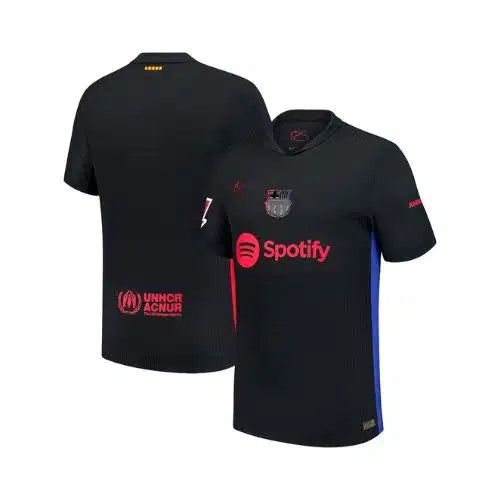 Barcelona away Black Sports Jersey & Shorts 2024/25 -StadiumEX