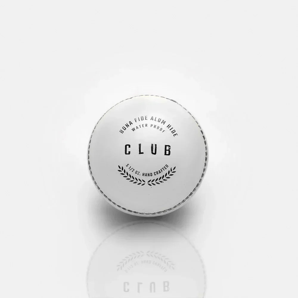 Gortonshire Club Cricket Ball White
