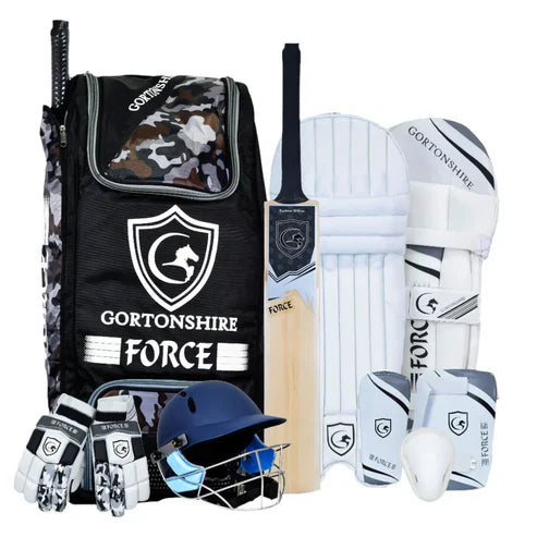 Gortonshire Force Full Cricket Kit Kashmir Willow Size