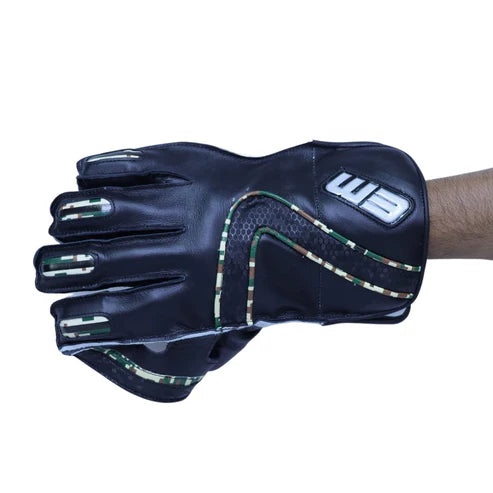 EM MSD Player Edition Cricket Wicket Keeping Gloves Mens Size