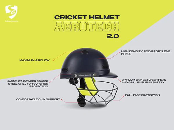 SG Aerotech 2.0 Cricket Helmet