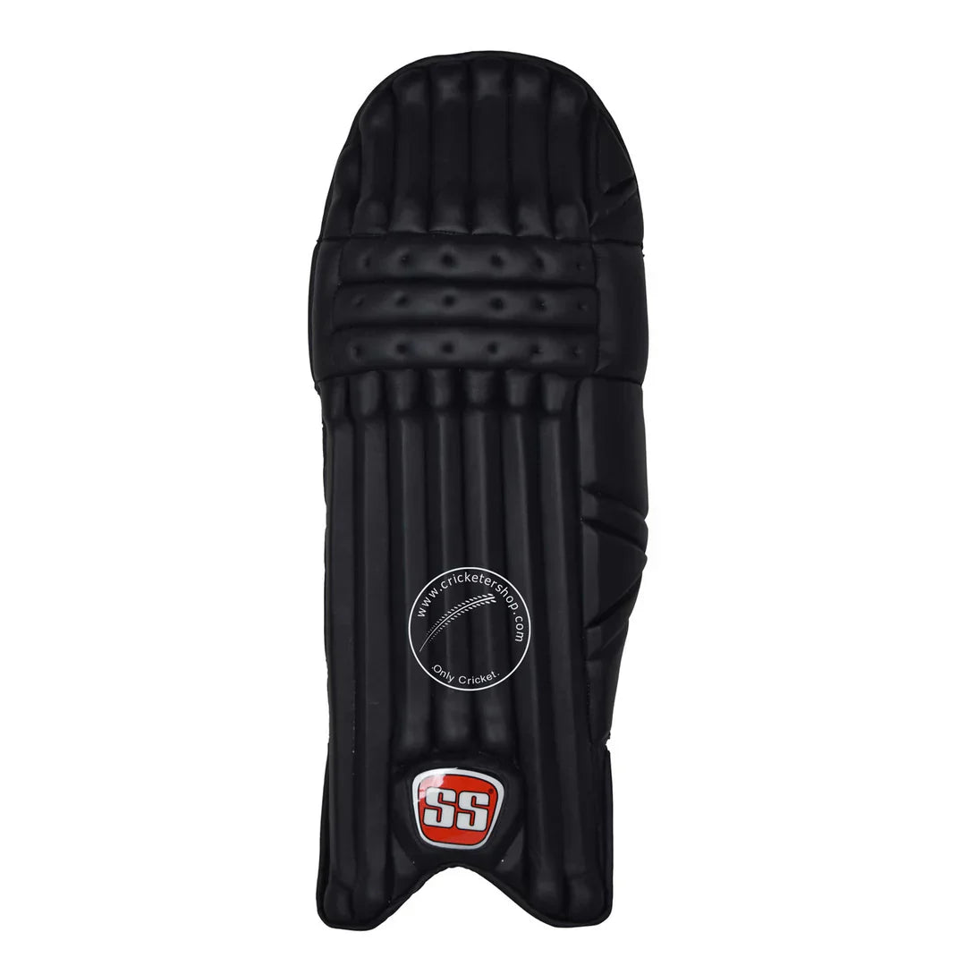 SS Test Opener Black Coloured Cricket Batting Leg Guard Pads Mens Size
