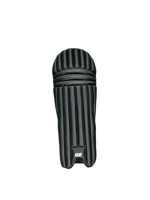 Gortonshire BOW 20 20 Black Cricket Batting Leg Guard Pads Mens