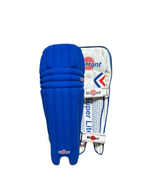 Morrant International Ultralite Navy Blue Cricket Batting Leg Guard Pads Size