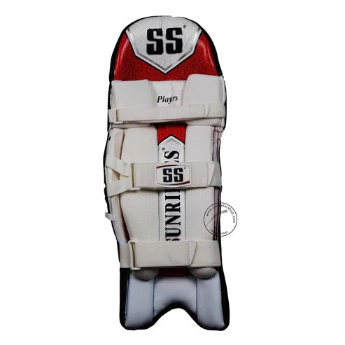 SS Players Black Coloured Cricket Batting Leg Guard Pads Mens Size