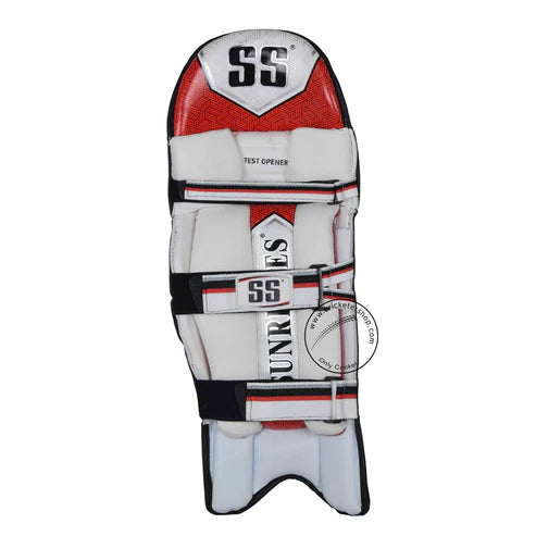 SS Test Opener Black Coloured Cricket Batting Leg Guard Pads Mens Size
