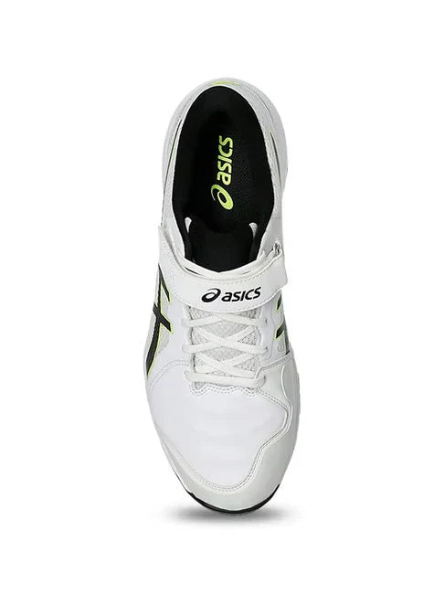 Asics GEL Speed Menace FF White/Black Cricket Spikes Shoes