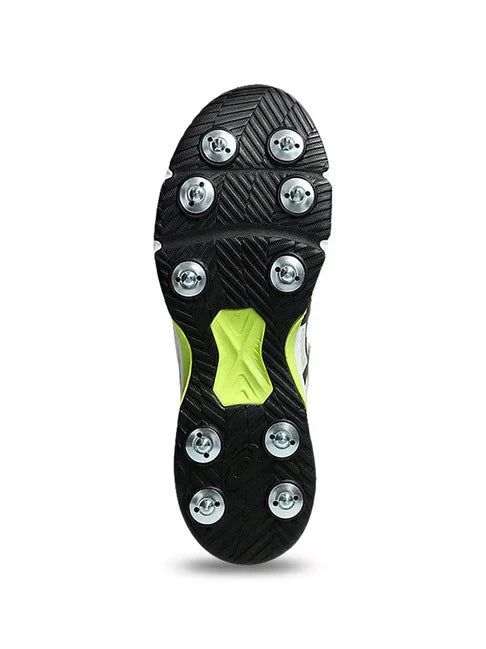 Asics GEL Speed Menace FF White/Black Cricket Spikes Shoes