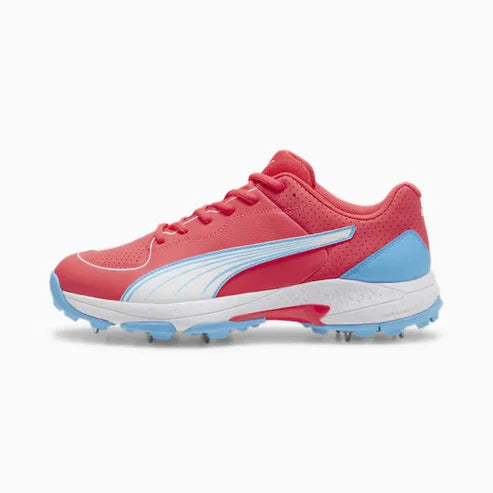 Puma 24 FH 10769802 Cricket Spikes Shoes Fire Orchid Size