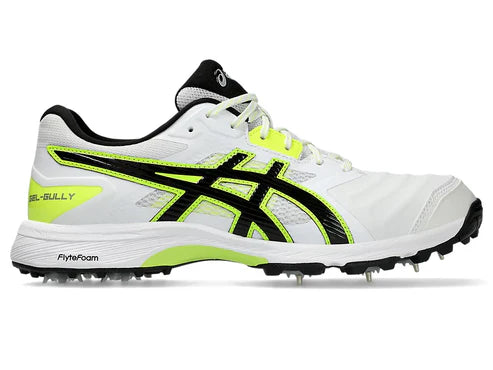 Asics Gel Gully 7 White Safety Yellow Shoes
