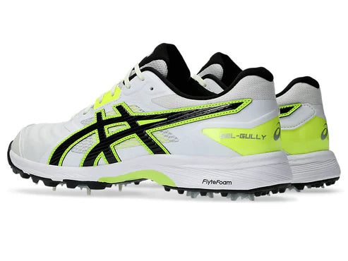 Asics Gel Gully 7 White Safety Yellow Shoes