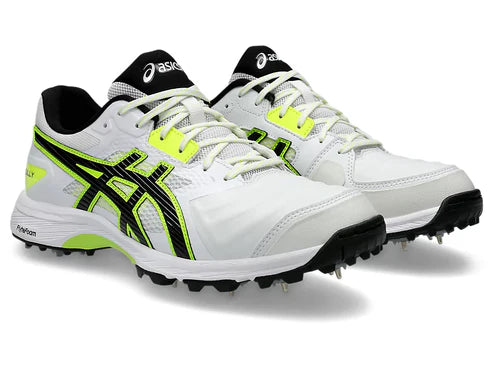Asics Gel Gully 7 White Safety Yellow Shoes