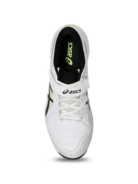 Asics GEL Speed Menace FF White/Black Cricket Spikes Shoes