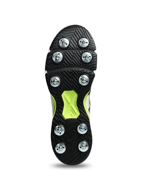 Asics GEL Speed Menace FF White/Black Cricket Spikes Shoes
