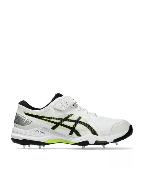 Asics GEL Speed Menace FF White/Black Cricket Spikes Shoes