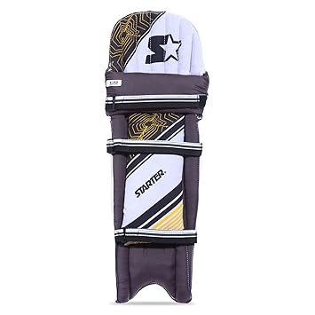STARTER Batting Pads, Cricket Legguard for Left Handed Batsmen Ideal for Leather Ball Cricket