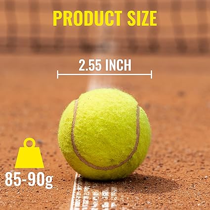SLOVIC Cricket Balls for Home [Pack of 3] | Practice Tennis Ball Cricket | Lightweight & High-Bounce Rubber Cricket Balls | Ideal for Street Matches, Indoor & Outdoor Cricket Match