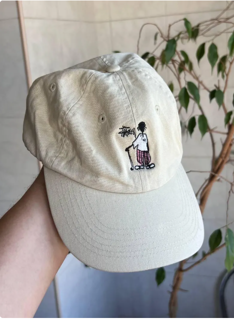 Vintage Stussy Skateboarding Golf Man Logo Hat