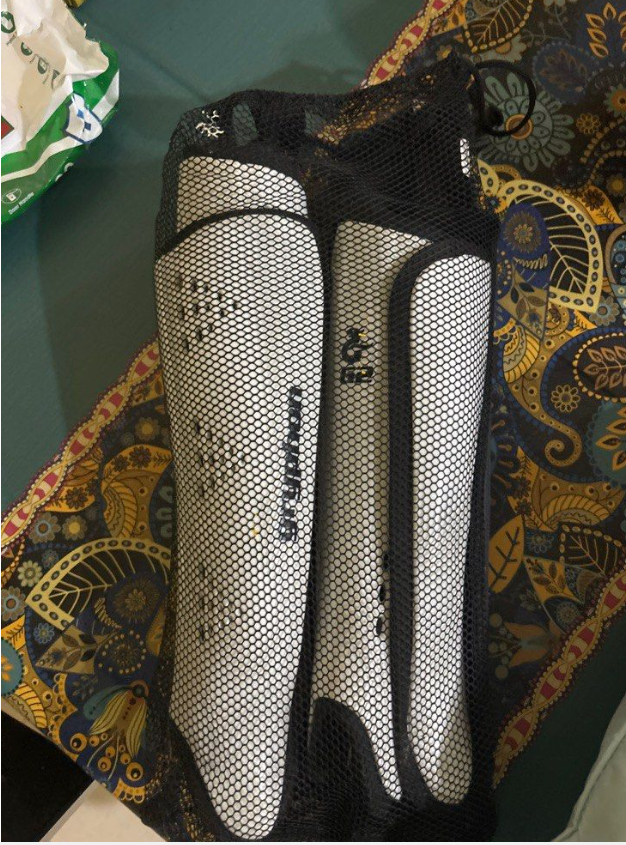 Gryphon Hockey Shin Guard with PPCP Shell | Double 360° Velcro Straps | Practice and Training | Air Mesh Cushioning | for Kids Youth Adults