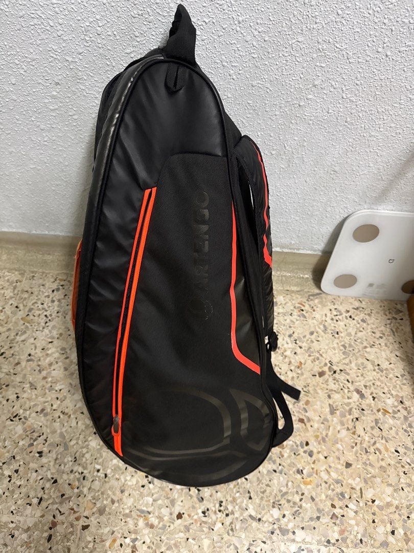 Artenco Unisex Lightwieght Tennis Badminton Squash Equipment Cover Kit Bag Shoe Pocket | Air Ventilated Pocket for Wet Clothes | 4T 6B Racket | Backpack & Duffel (Red)